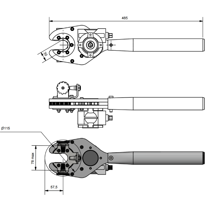 AceWinder Residential - Spring Winding Tool for Garage Doors